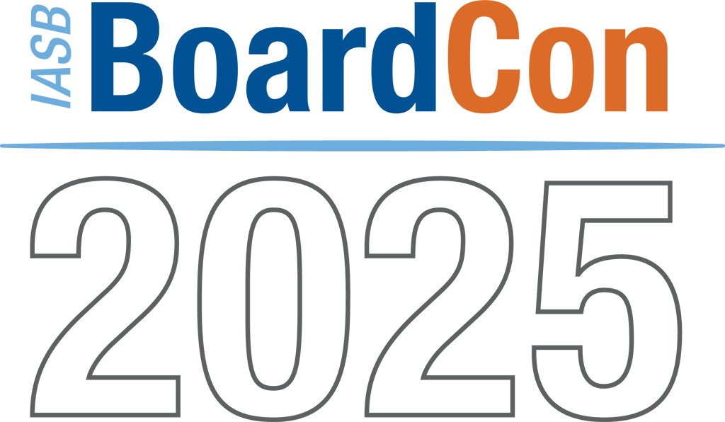 Logo: IASB BoardCon 2025, stacked version
