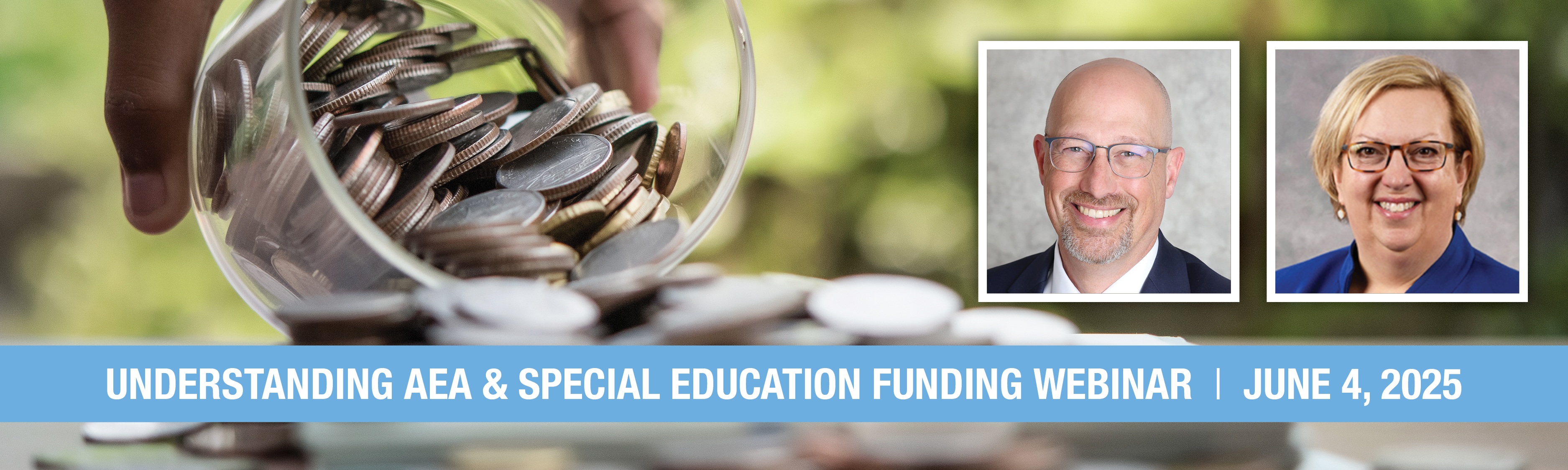 Join IASB Executive Director D.T. Magee in conversation with Heartland AEA Chief Administrator Cindy Yelick as they break down how Area Education Agencies (AEAs) are funded on June 4 at noon. Register now!