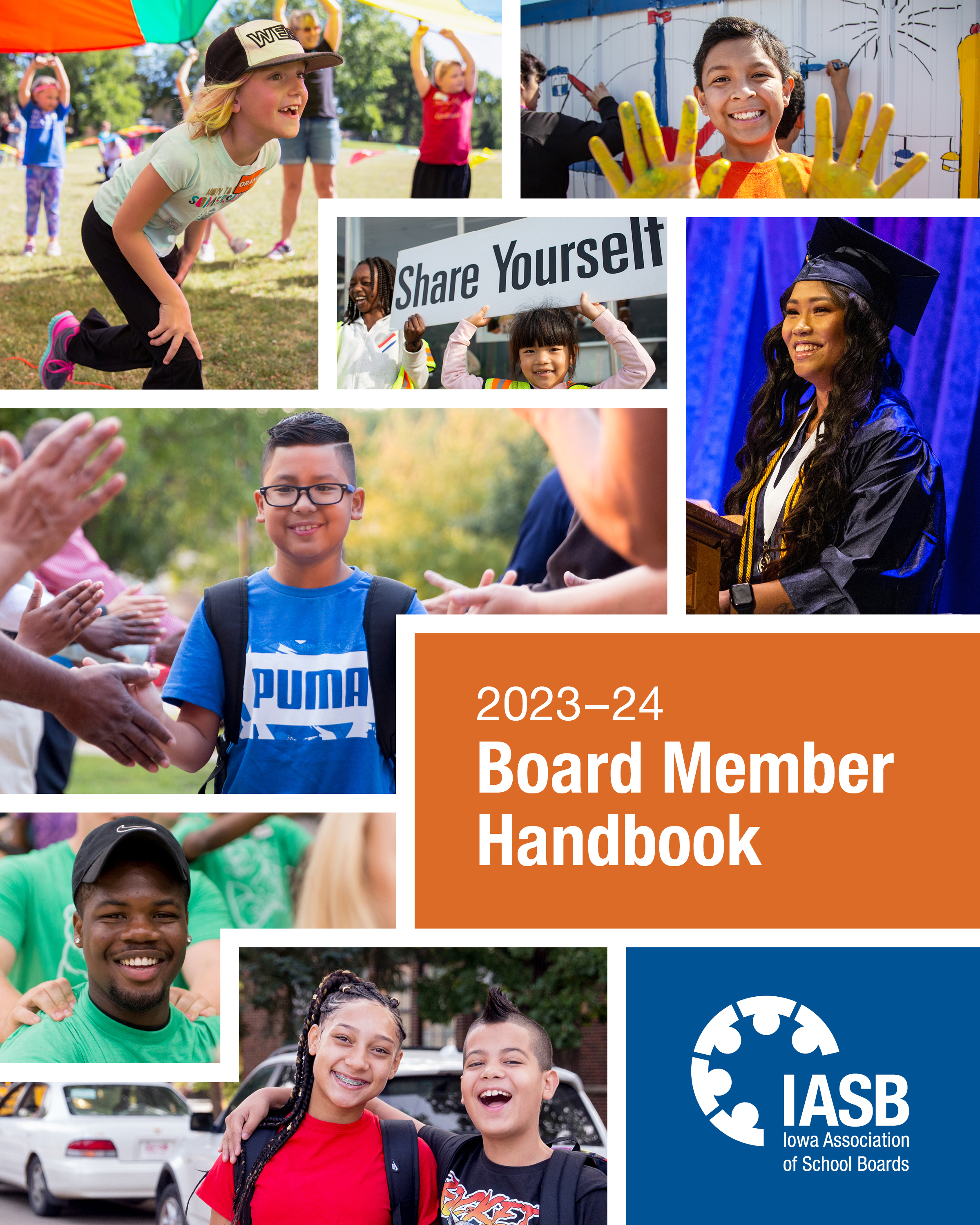 Front Cover, 2023-24 Board Member Handbook
