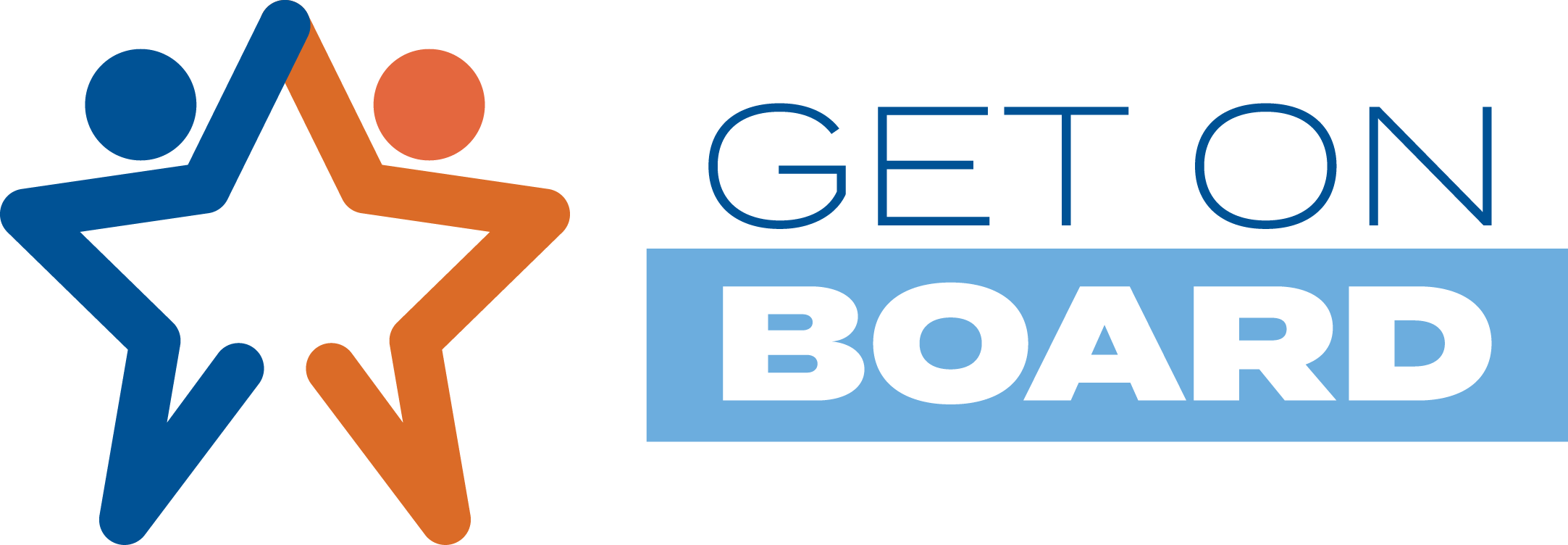 Get on Board horizontal logo