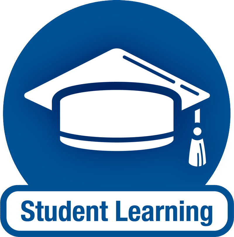 Standards Icon, Labeled: Student Learning